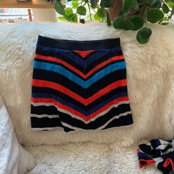 free people striped knit sweater and mini skirt set - Picture 3 of 3